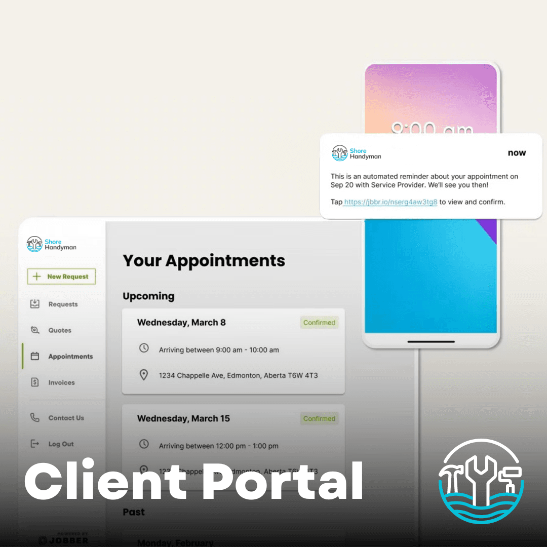 Experience Streamlined Handyman Services with Jobber’s Client Portal