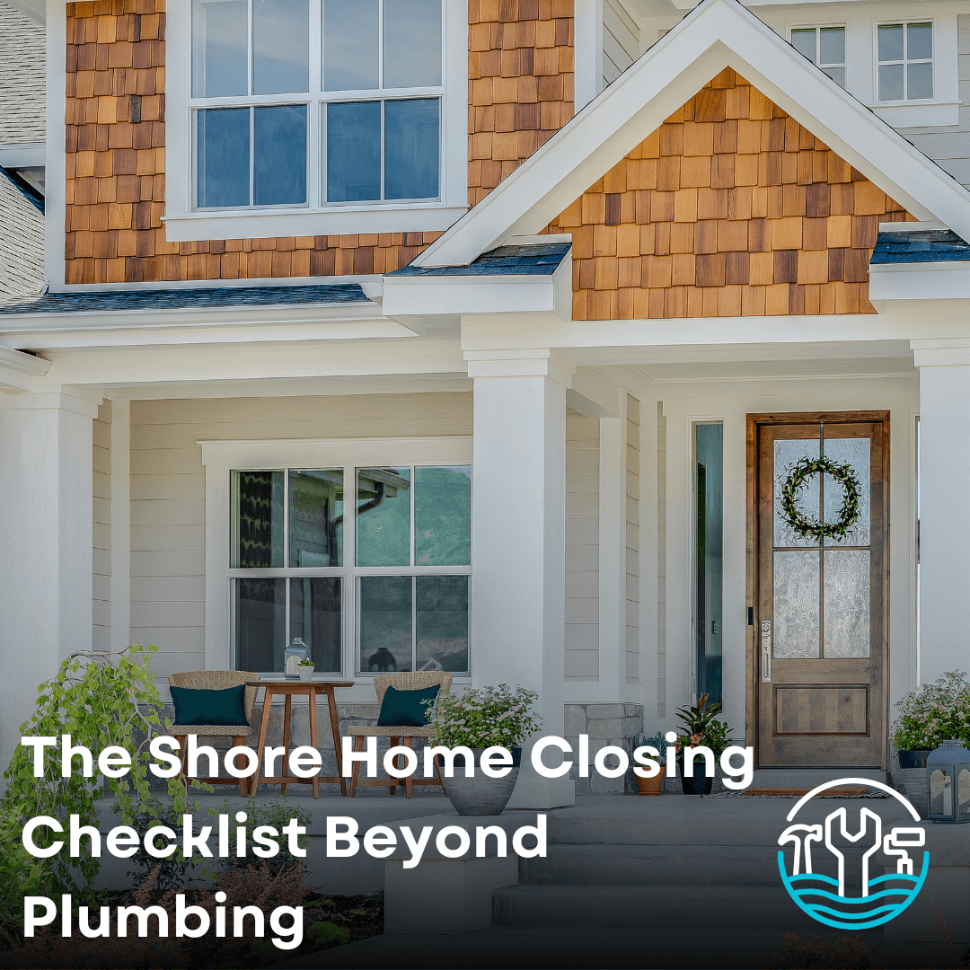 The Shore Home Closing Checklist That Is Not About Plumbing