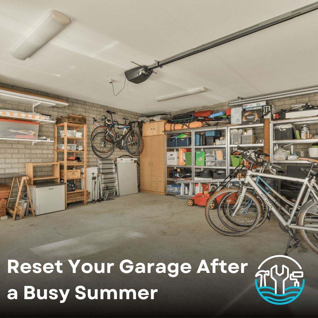 October Garage Reset: Bikes, Beach Chairs, Tools, and Summer Gear